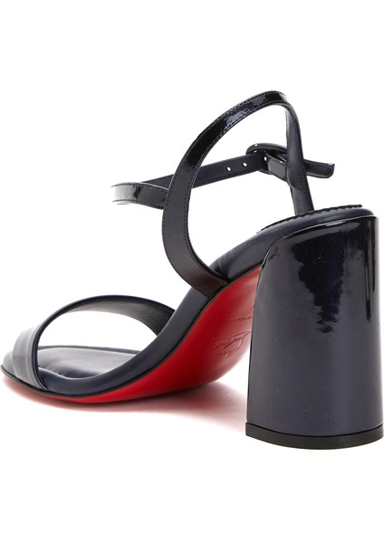 Miss Jane Lacivert Kadın Deri Sandalet modelleri