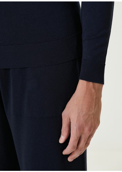 Lundy Lacivert Merino Kazak