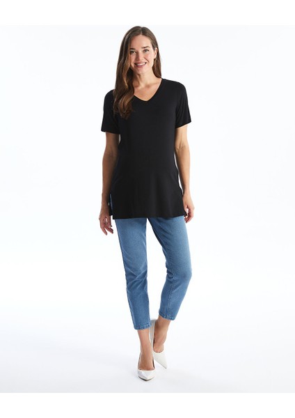 Yeni Sezon V Yaka Kadın Tişört fiyatları