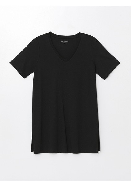 Yeni Sezon V Yaka Kadın Tişört indirimleri