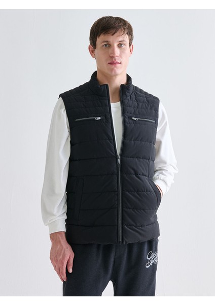 Yeni Sezon Standart Kalıp Dik Yaka Erkek Şişme Yelek fiyatları