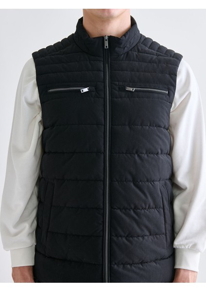 Yeni Sezon Standart Kalıp Dik Yaka Erkek Şişme Yelek indirimleri