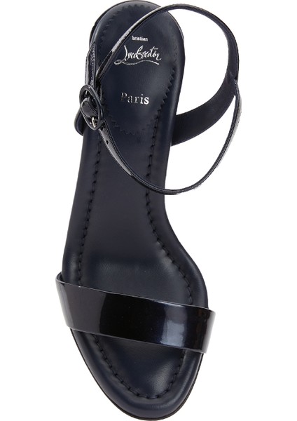 Miss Jane Lacivert Kadın Deri Sandalet fırsatları