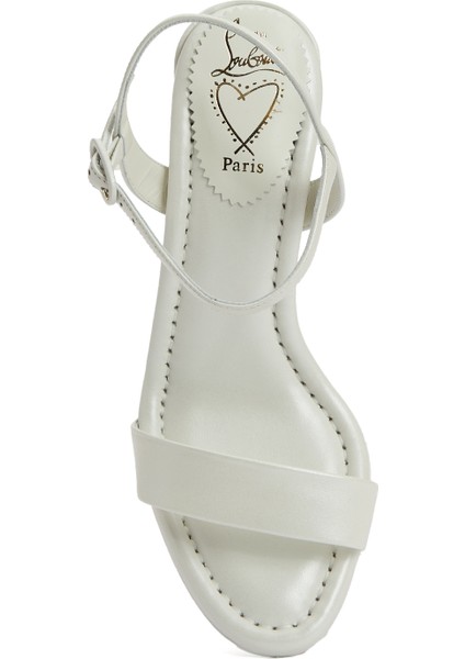 Miss Jane Beyaz Kadın Deri Sandalet fırsatları