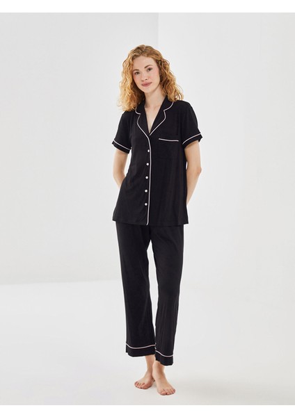 Yeni Sezon Gömlek Yaka Kadın Pijama Takımı indirimleri