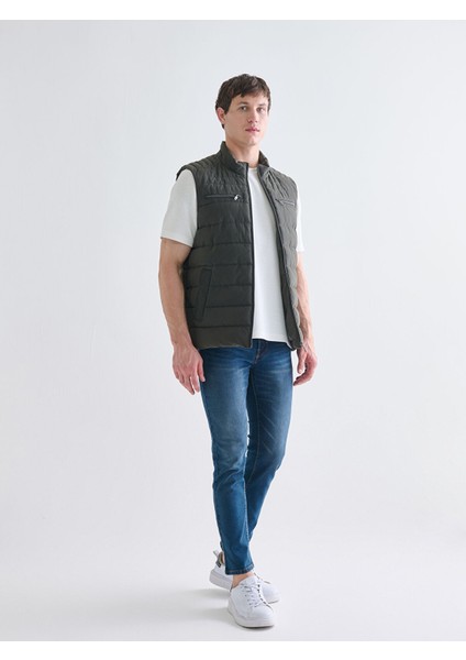 Yeni Sezon Standart Kalıp Dik Yaka Erkek Şişme Yelek fiyatları
