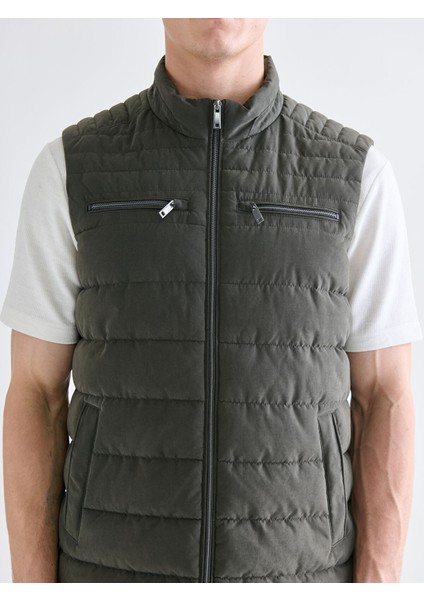 Yeni Sezon Standart Kalıp Dik Yaka Erkek Şişme Yelek modelleri