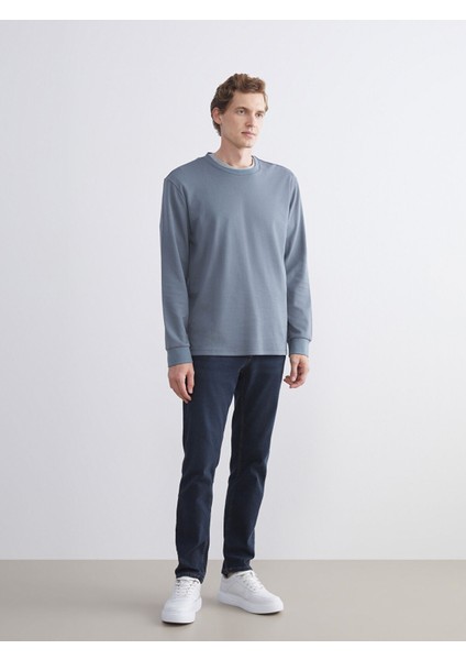 Yeni Sezon Bisiklet Yaka Uzun Kollu Erkek Sweatshirt fiyatları