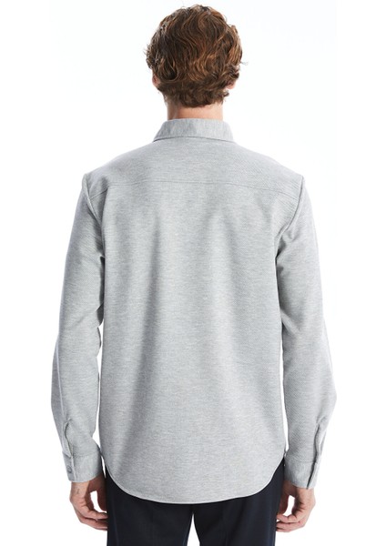 Yeni Sezon Slim Fit Uzun Kollu Erkek Gömlek fırsatları