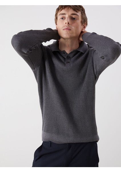 Yeni Sezon Polo Yaka Erkek Triko Kazak modelleri