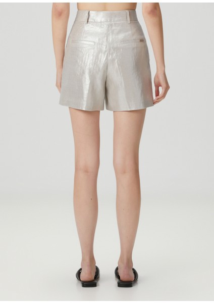 Averie Silver Keten Şort fırsatları