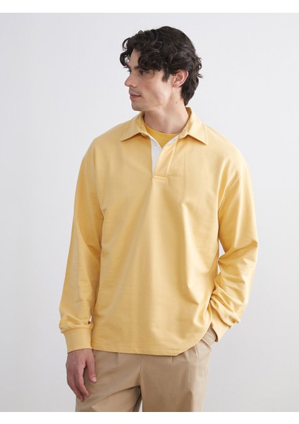 Yeni Sezon Polo Yaka Erkek Sweatshirt