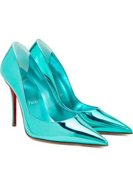 Miss Z Yeşil Deri Stiletto fiyatları