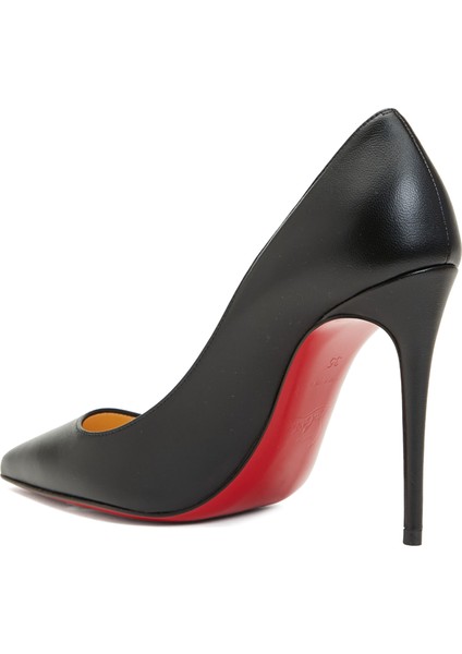 Kate Siyah Deri Stiletto modelleri
