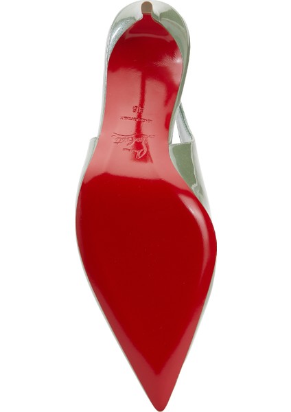 Hot Chick Su Yeşili Deri Topuklu Ayakkabı indirimleri