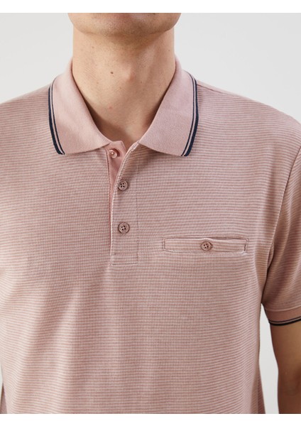 Yeni Sezon Polo Yaka Kısa Kollu Erkek Dokulu Tişört modelleri