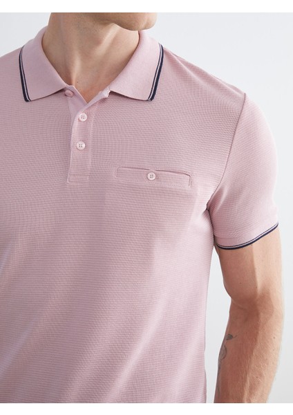 Yeni Sezon Polo Yaka Kısa Kollu Erkek Dokulu Tişört modelleri