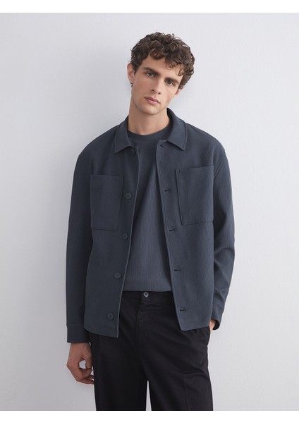 Yeni Sezon Standart Kalıp Erkek Blazer Ceket