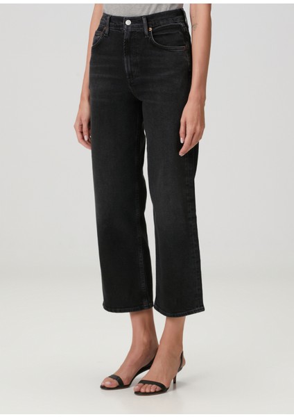 Ren Siyah Wide Leg Jean Pantolon modelleri