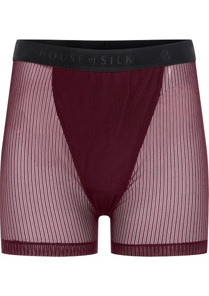 Fleur Bordo Tül Erkek Boxer