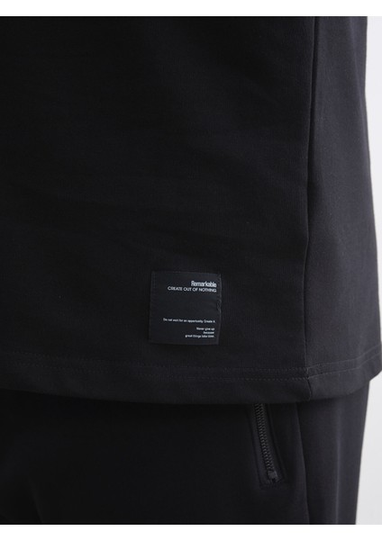 Yeni Sezon Bisiklet Yaka Kısa Kollu Erkek Sweatshirt modelleri