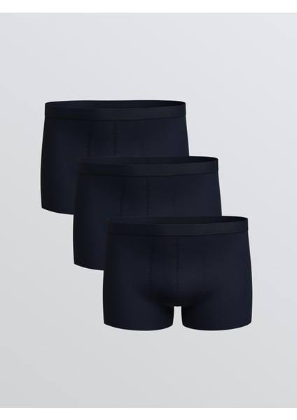 Yeni Sezon Büyük Beden Standart Kalıp Pamuklu Esnek Erkek Boxer 3'lü