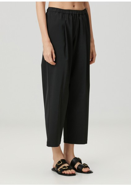 Siyah Crop Pantolon fiyatları