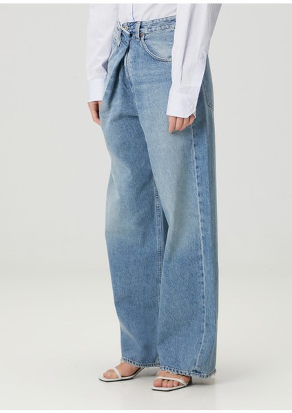 Vana Fold Mavi Jean Pantolon fiyatları