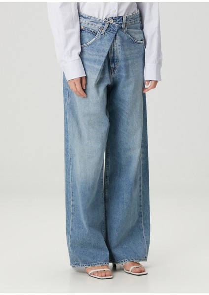 Vana Fold Mavi Jean Pantolon modelleri
