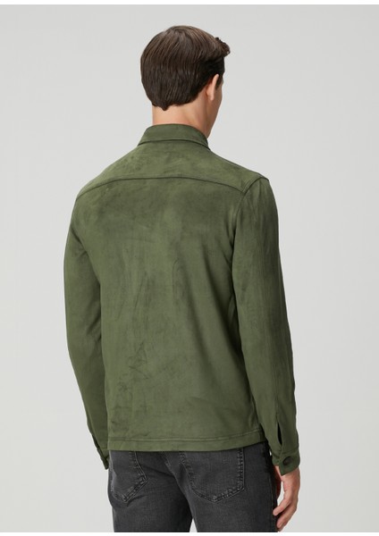 Regular Fit Yeşil Dış Gömlek fırsatları