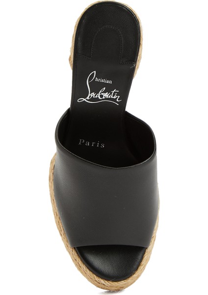 Calakala Siyah Kadın Deri Terlik fırsatları