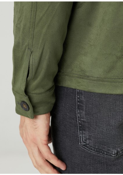 Regular Fit Yeşil Dış Gömlek