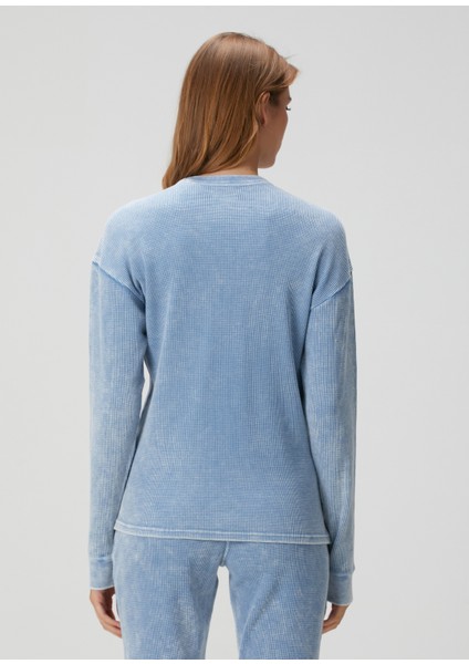 Mavi Logo Patchli Sweatshirt fırsatları