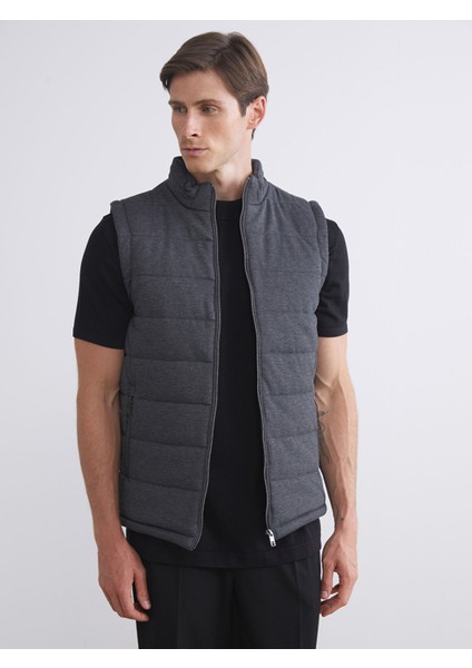 Yeni Sezon Slim Fit Dik Yaka Erkek Şişme Yelek