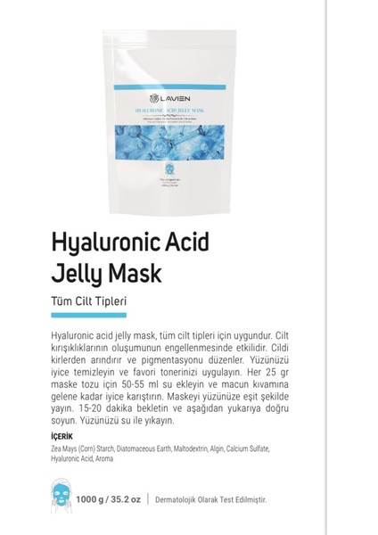Lavıen Toz Maske Hyaluronikasit 1kg