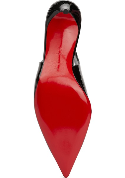 Hot Chick Sling Siyah Rugan Topuklu Ayakkabı indirimleri