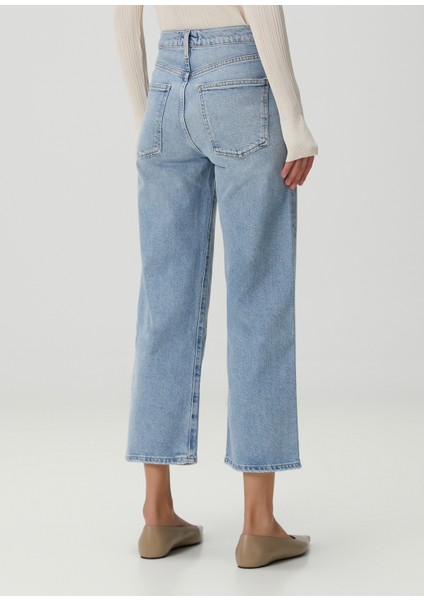 Harper Crop Mavi Jean Pantolon fırsatları