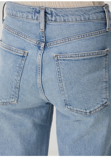 Harper Crop Mavi Jean Pantolon indirimleri