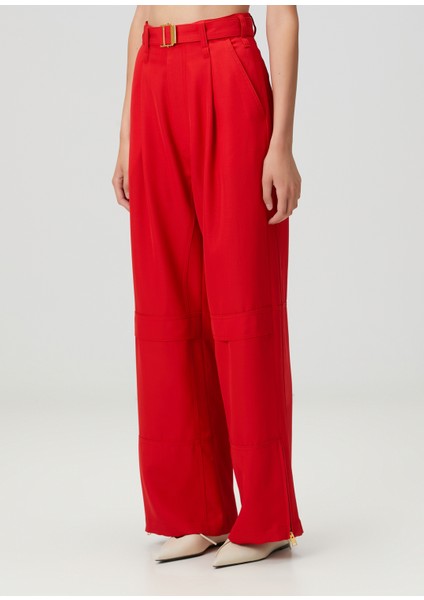 Kırmızı Yün Pantolon fiyatları