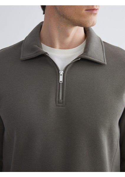 Yeni Sezon Polo Yaka Erkek Sweatshirt modelleri