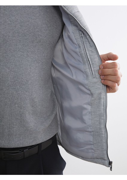 Yeni Sezon Slim Fit Dik Yaka Erkek Şişme Yelek fırsatları