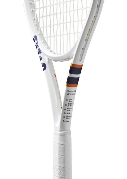 WR127811U3 Clash 100 V2 Roland Garros 2023 Grip 3 Kordajsız Tenis Raketi fırsatları