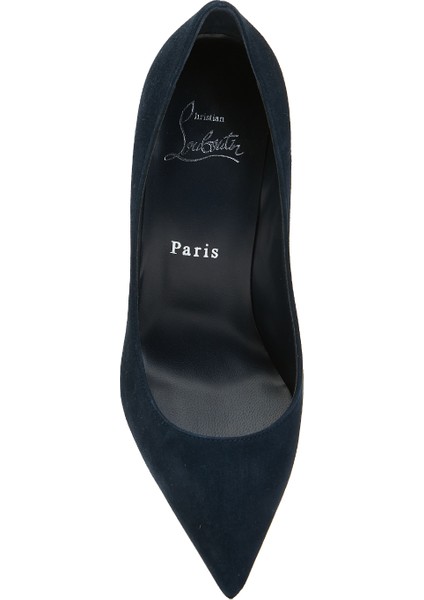 Kate Lacivert Deri Topuklu Ayakkabı fırsatları