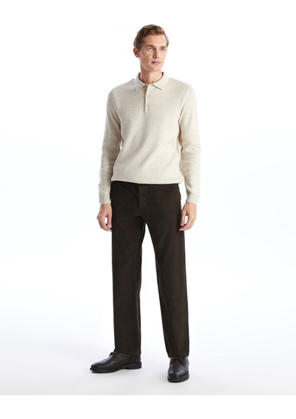 Yeni Sezon Bol Kalıp Kadife Erkek Pantolon