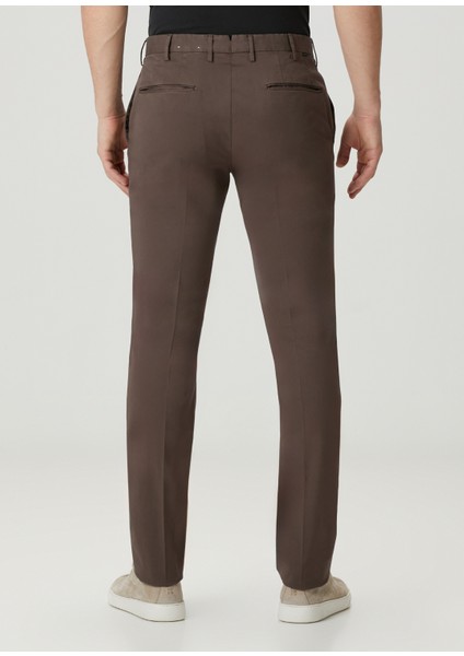 Slim Fit Kahverengi Pantolon modelleri