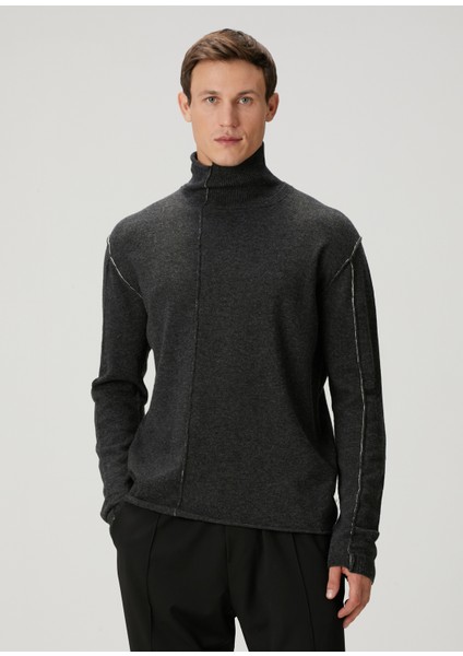 Antrasit Yün Triko