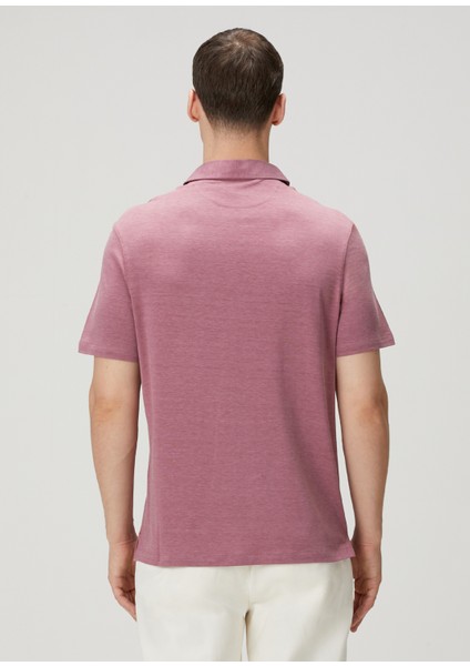 Pembe Polo Yaka Ipek T-Shirt fırsatları