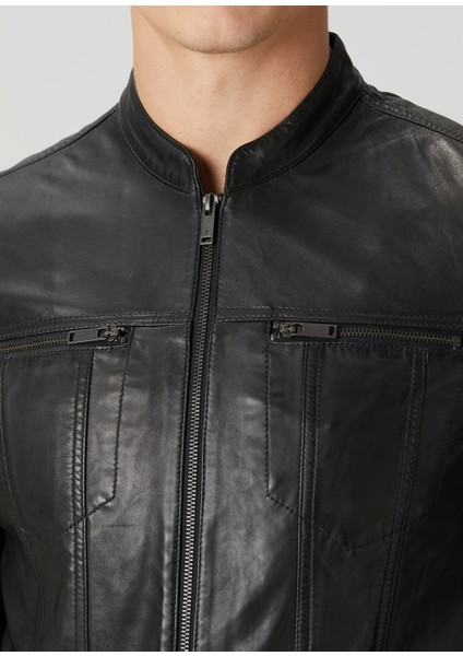 Brando Siyah Deri Ceket indirimleri