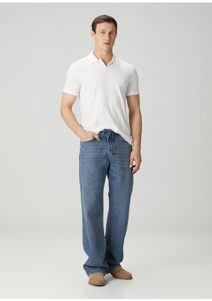 Zion Beyaz Polo Yaka Organik Pamuk T-Shirt fiyatları