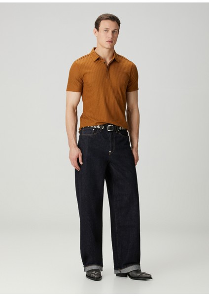 Regular Fit Taba Polo Triko fiyatları